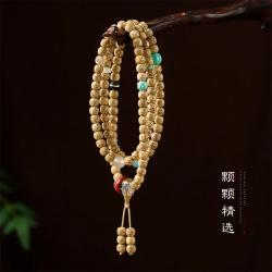 Armband mit tibetischen Buddha-Perlen | Boho-Mala im Lagenlook | Meditation & Stil