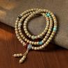 Armband mit tibetischen Buddha-Perlen | Boho-Mala im Lagenlook | Meditation & Stil