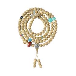 Armband mit tibetischen Buddha-Perlen | Boho-Mala im Lagenlook | Meditation & Stil