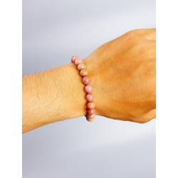Bracelet en rhodochrosite : Bijou en cristal d'amour, d'équilibre et de guérison