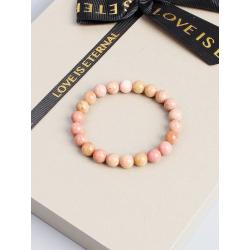 Bracelet en rhodochrosite : Bijou en cristal d'amour, d'équilibre et de guérison