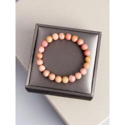 Bracelet en rhodochrosite : Bijou en cristal d'amour, d'équilibre et de guérison