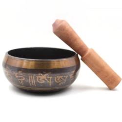 Handgefertigte tibetische Klangschalen | Klangschalen aus Messing aus Nepal für die Meditation ...