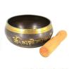 Bol chantant tibétain artisanal et son maillet - Méditation et yoga