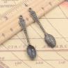 Tibetan Silver Charm Spoons (10 Pack) - DIY Jewelry Making