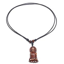 Tibet Buda Kemik Kolye | Şık Erkek Gerdanlık | Retro Takı