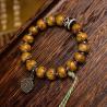 Bracciale con perline di riflusso in argento tibetano - Stile retrò e unico