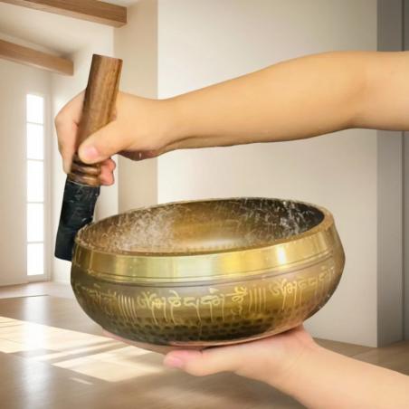 Tibet Şarkı Kaseleri Seti: Meditasyon İçin El Yapımı ve Oymalı