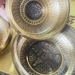 Tibet Şarkı Kaseleri Seti: Meditasyon İçin El Yapımı ve Oymalı