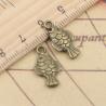 Antique Bronze Silver Fish Charms (20 pcs) for Jewelry Making