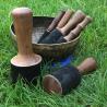 Singing Bowls & Mallet Set: Chakra Meditation, Relaxation
