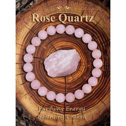 Bracelet en quartz rose : Amour, harmonie et guérison émotionnelle