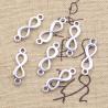 Infinity-Charm-Set: 50 antike Silberanhänger zum Selbermachen von Schmuck