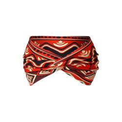 Bandeau de yoga bohème | Large et résistant, style imprimé africain