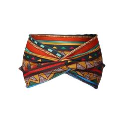 Bandeau de yoga bohème | Large et résistant, style imprimé africain
