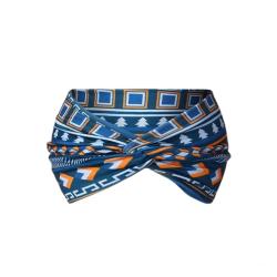 Bandeau de yoga bohème | Large et résistant, style imprimé africain