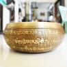 Singing Bowls Set - Handcrafted, Mantra Design, Yoga & Meditation