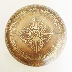 Singing Bowls Set - Handcrafted, Mantra Design, Yoga & Meditation