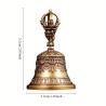 Tibetan Brass Wind Bell - Handmade Drop Bell for Home Decor