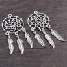Breloques attrape-rêves | Pendentifs en bronze antique pour la création de bijoux