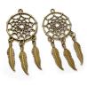 Breloques attrape-rêves | Pendentifs en bronze antique pour la création de bijoux