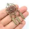Breloques attrape-rêves | Pendentifs en bronze antique pour la création de bijoux