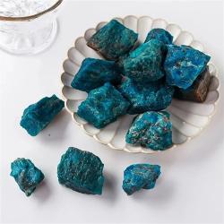 Cristaux d'apatite bleue brute : Décoration Reiki et Feng Shui