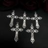 Pendentifs et boucles d'oreilles croix gothiques - Fournitures pour la création de bijoux à faire soi-même
