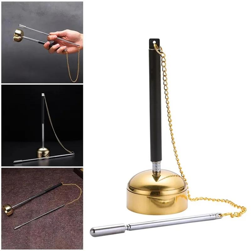 Pure Brass Yoga Meditation Bowl with Chime for Deep Focus