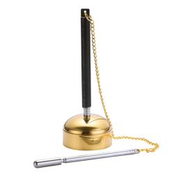 Pure Brass Yoga Meditation Bowl with Chime for Deep Focus