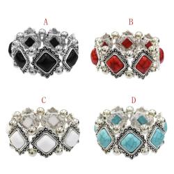 Tibetan Turquoise Bracelet - Boho & Ethnic Jewelry for Women & Men