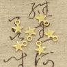 Ciondoli a forma di stella (100 pezzi) - Bronzo tibetano vintage per artigianato e gioielli
