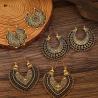 Boho Floral Hoop Earrings - Vintage & Unique Dangle Jewelry