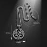 Collana con nodo celtico per uomo | Regalo di gioielli con amuleto runico