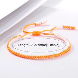 Tibetan Lucky Charm Bracelet - Handmade Knots for Fortune & Friendship