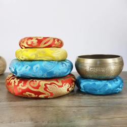 Tibetan Singing Bowl Mat | Chakra & Meditation Decor