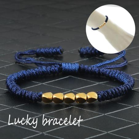 Tibetan Copper Bead Bracelet | Handmade & Adjustable