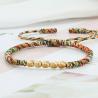 Tibetan Copper Bead Bracelet | Handmade & Adjustable