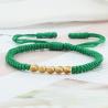 Tibetan Copper Bead Bracelet | Handmade & Adjustable