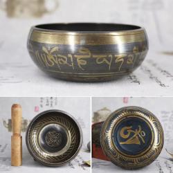 Tibetan Singing Bowls: Metal Meditation & Yoga Bowls Set