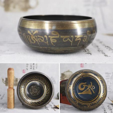 Tibetan Singing Bowls: Metal Meditation & Yoga Bowls Set