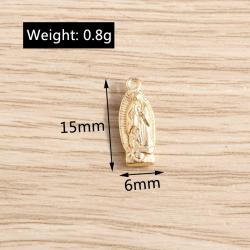 Vintage Virgin Mary Charms - 30pc Set for Jewelry Making