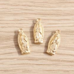 Vintage Virgin Mary Charms - 30pc Set for Jewelry Making