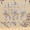 Alphabet Charm Set: 26 Letter Pendants for Jewelry Making