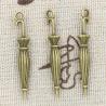 Antique Umbrella Charms for Jewelry Making - 12 Pcs