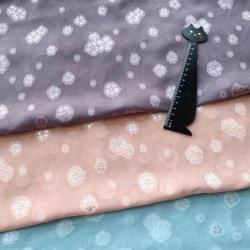 Tibetischer Ethno-Stoff: Pflaumenfarbener Pfirsichblüten-Chiffon für Hanfu