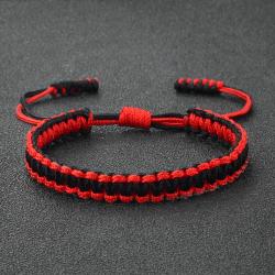 Tibetan Buddhist Bracelet: Handcrafted String Bangle for Luck & Style
