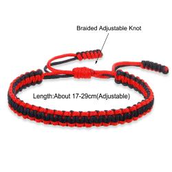 Tibetan Buddhist Bracelet: Handcrafted String Bangle for Luck & Style