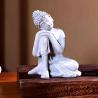 Statues miniatures de moines en pierre | Décoration et cadeaux bouddhistes zen