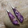 Geometrische Ohrringe mit Steinen im Boho-Stil | Luxuriöser Boho-Schmuck für Damen